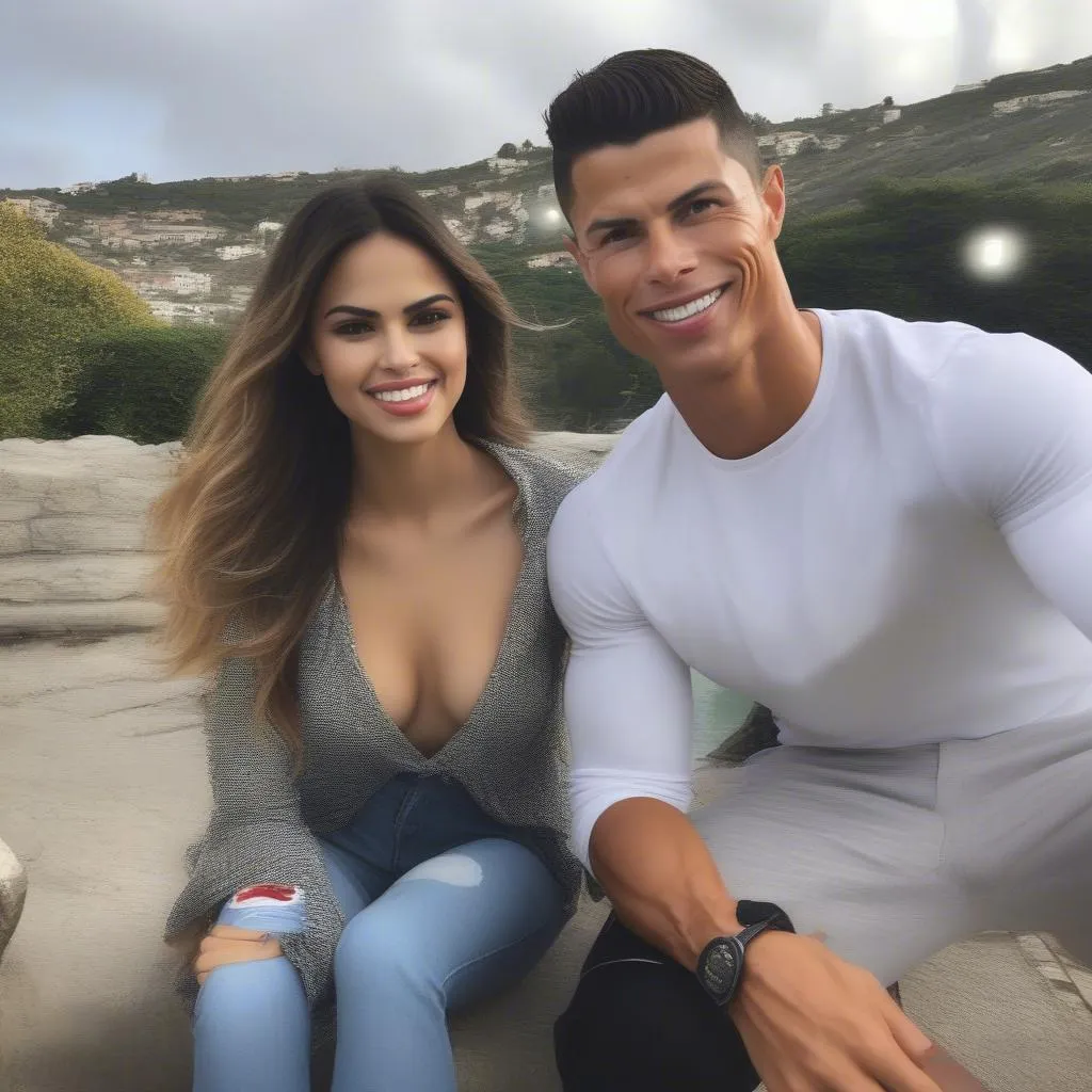 Eiza González và Ronaldo cùng nhau vui chơi