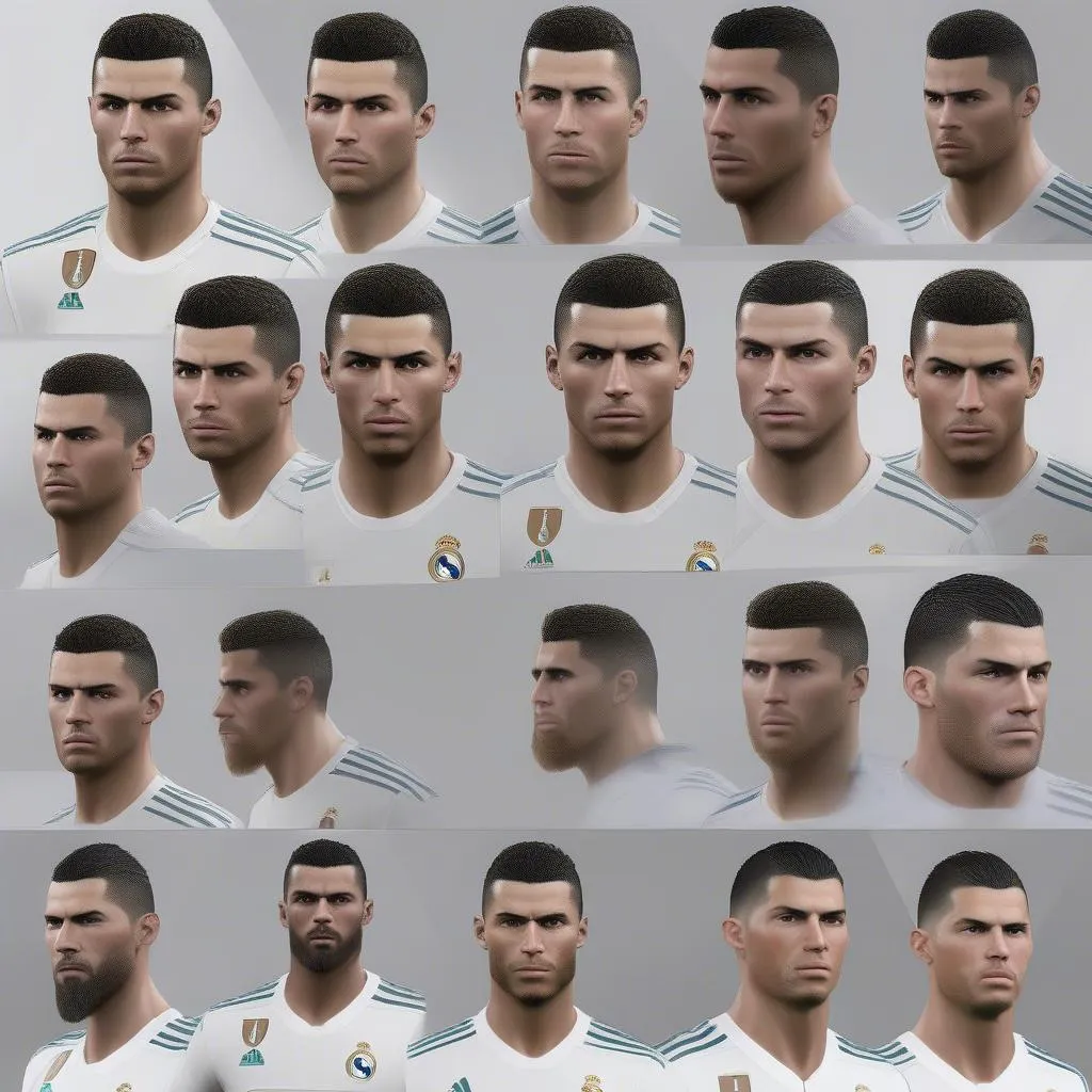 Gương mặt Ronaldo PES 2017