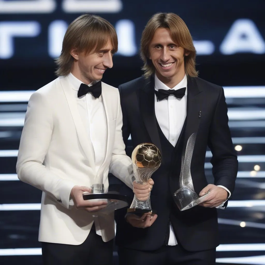 Luka Modric giành giải thưởng FIFA The Best 2018, vượt qua hai ứng cử viên nặng ký là Lionel Messi và Cristiano Ronaldo