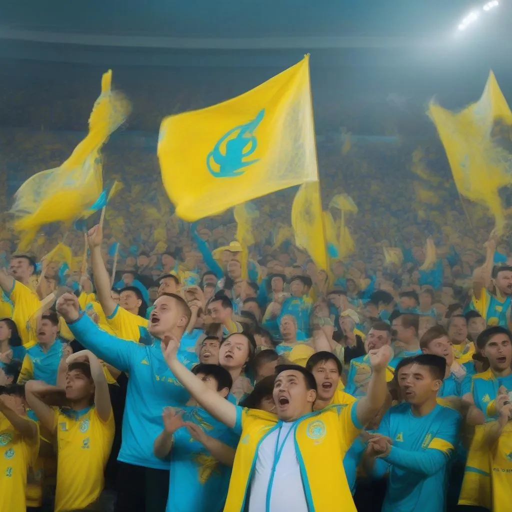 Football Fans in Astana