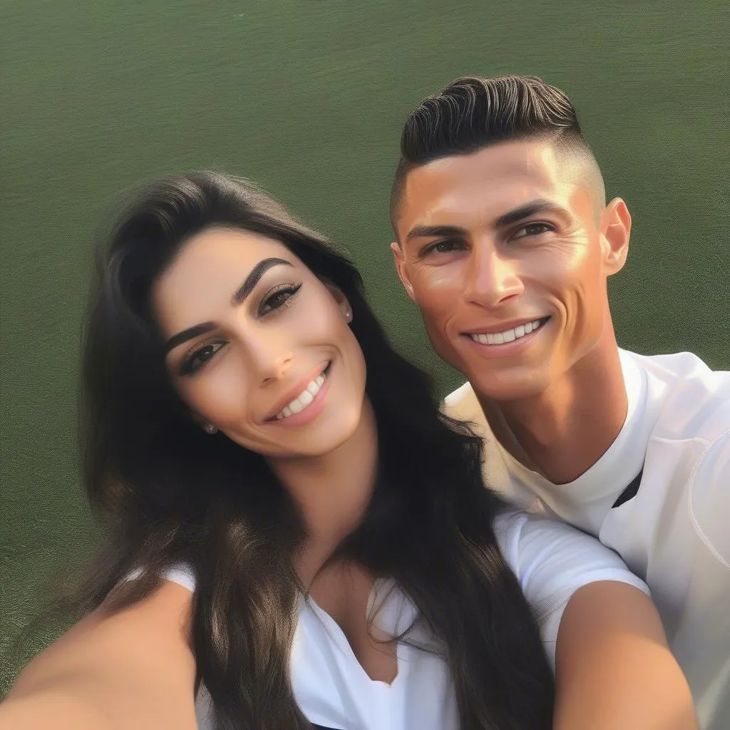 Cặp đôi Ronaldo - Georgina Rodriguez thể hiện tình yêu lãng mạn trên thảm đỏ