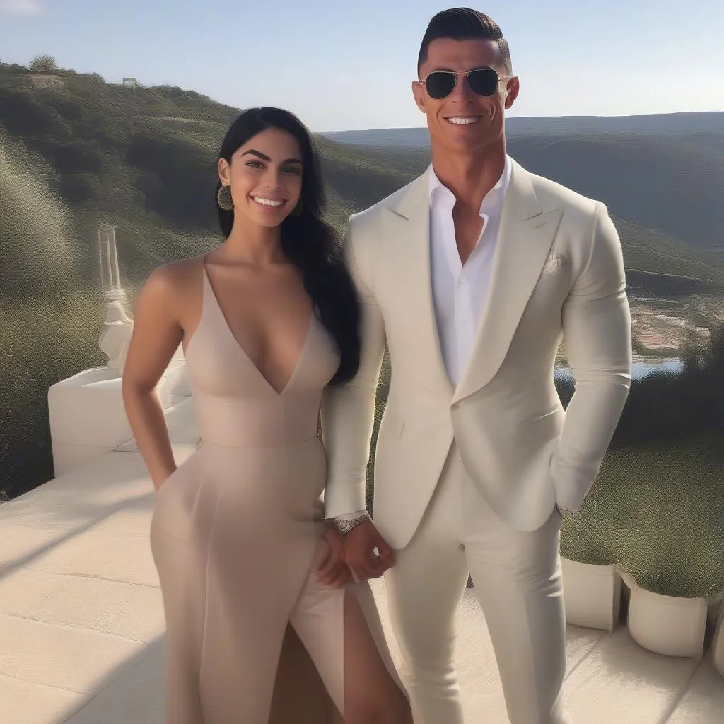 Georgina Rodriguez và Cristiano Ronaldo trên Instagram