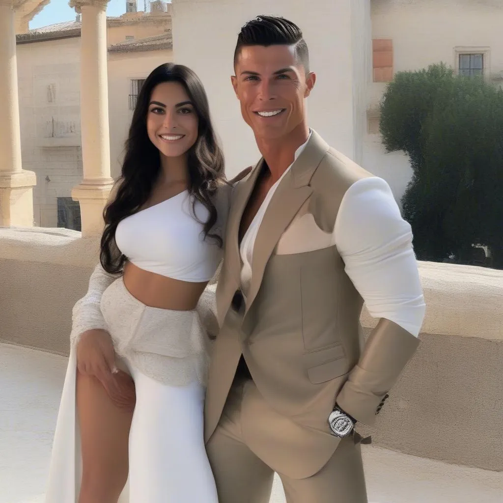 Georgina Rodriguez và Cristiano Ronaldo