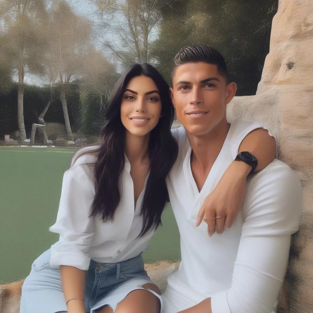 Georgina Rodriguez và Cristiano Ronaldo