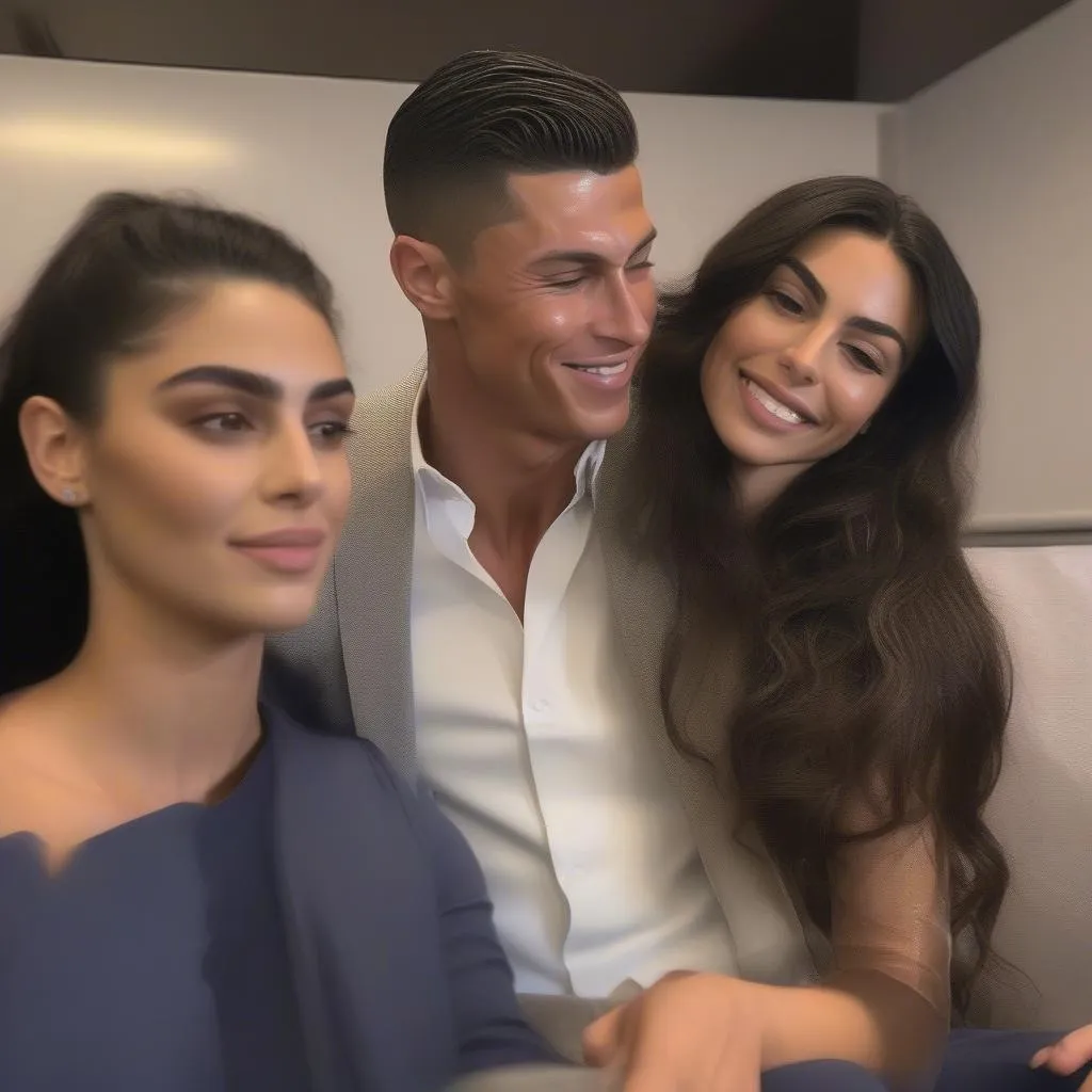 Georgina Rodriguez và Ronaldo bên nhau tại sự kiện