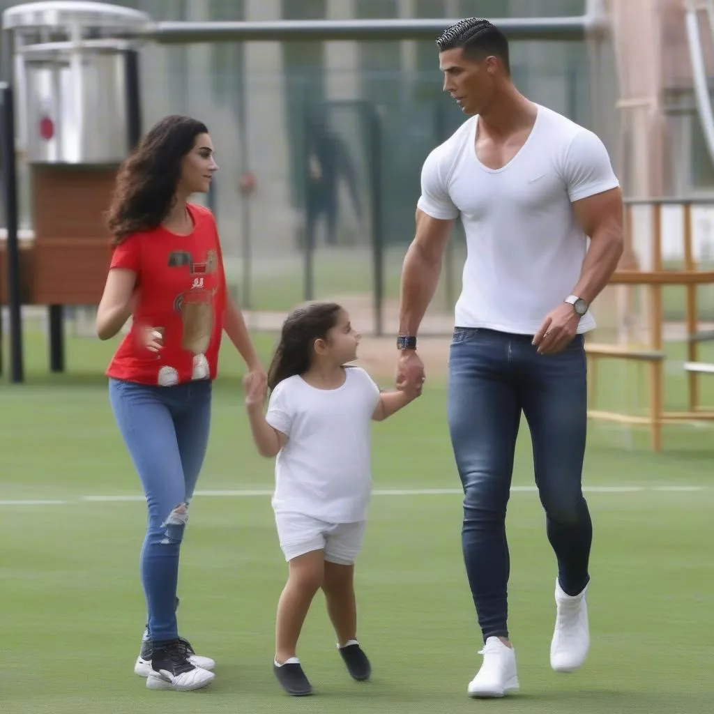 Georgina Rodriguez và Ronaldo trong cuộc sống hàng ngày