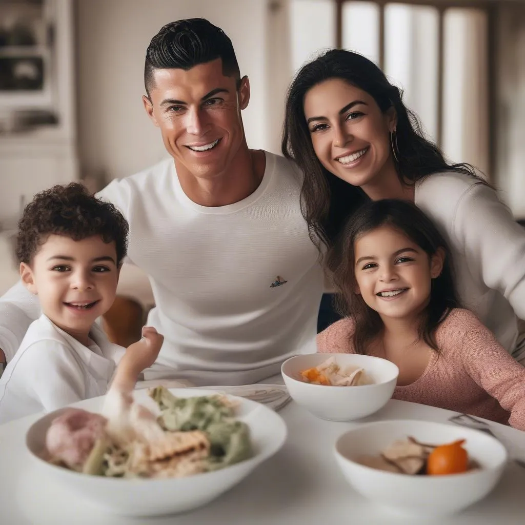 Gia đình Cristiano Ronaldo và Georgina Rodríguez