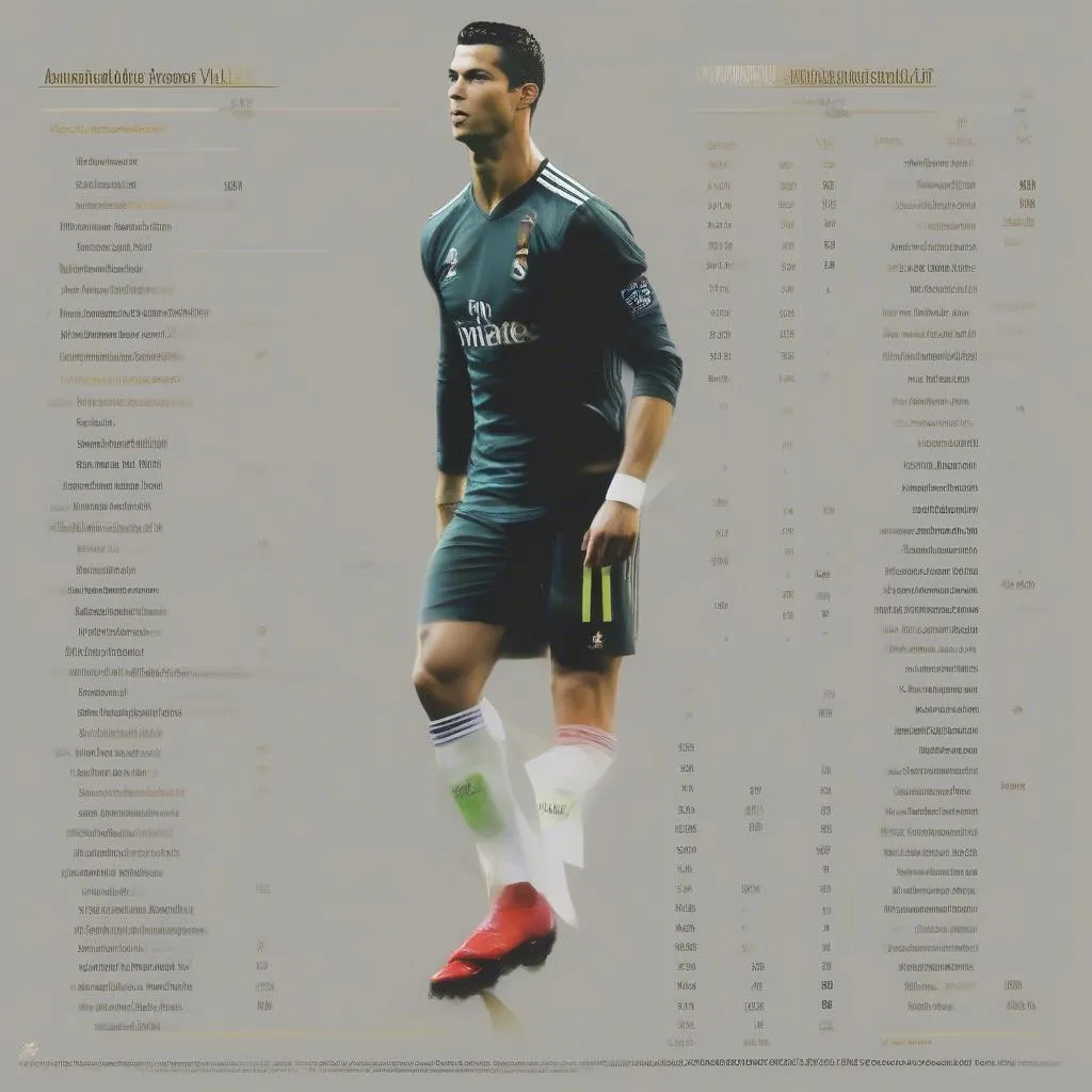 Giá trị thị trường Ronaldo theo Transfermarkt