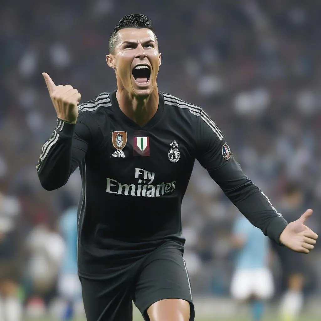 Gif Ronaldo biểu cảm: Lột tả trọn vẹn cảm xúc