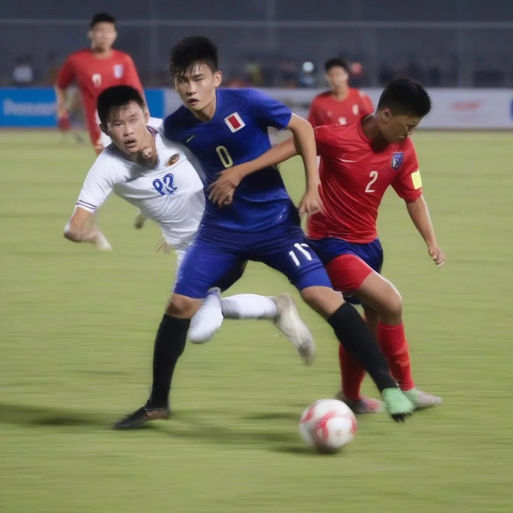 Bóng đá U22 Thái Lan và Philippines