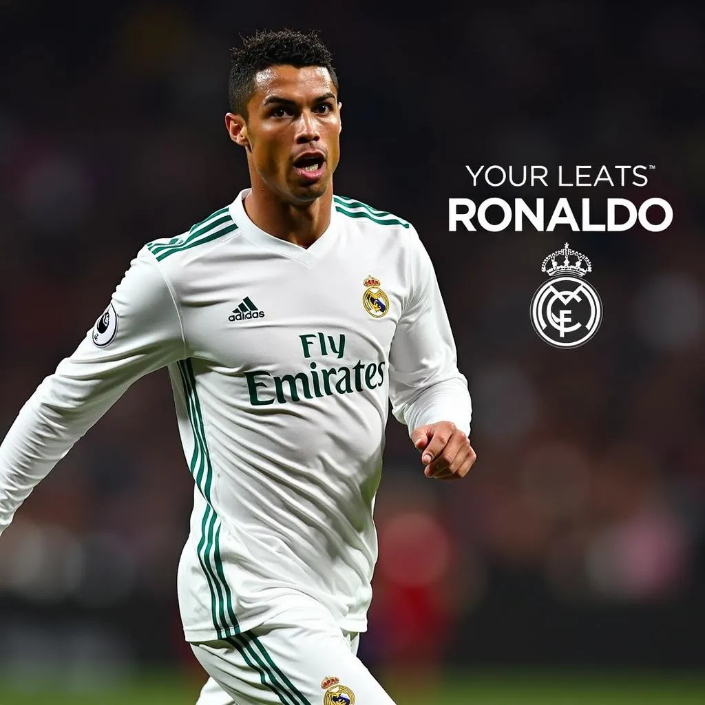 Hình ảnh Cristiano Ronaldo đại diện thương hiệu