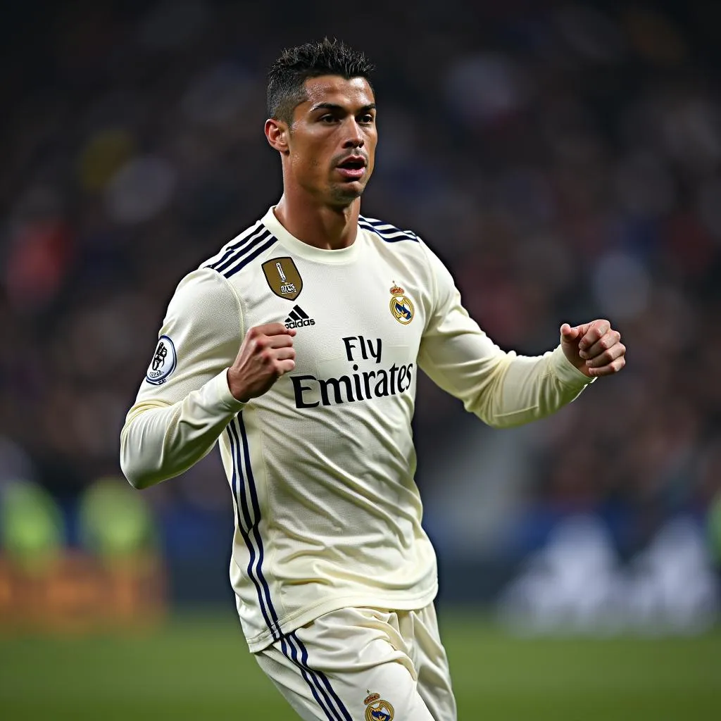 Hình ảnh Cristiano Ronaldo năng lượng tích cực