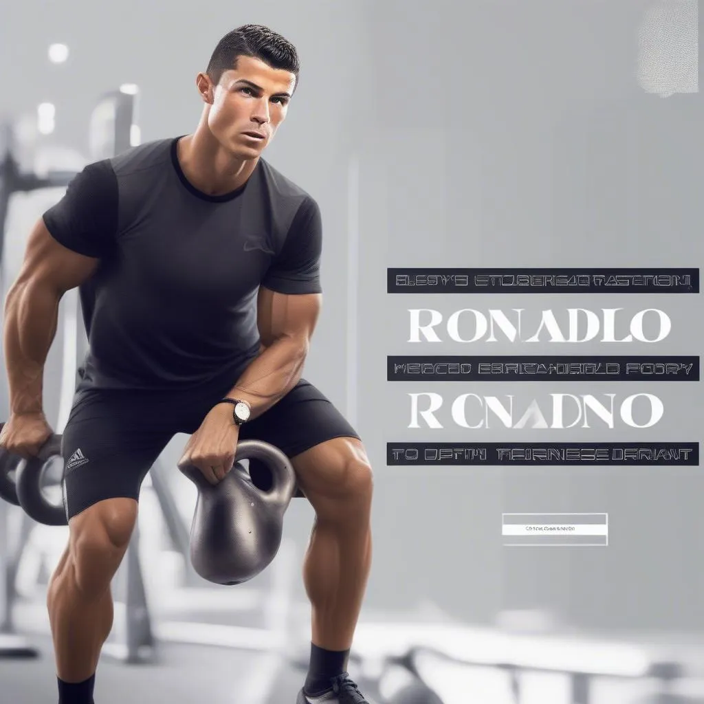 Hình nền đẹp Cristiano Ronaldo tập luyện