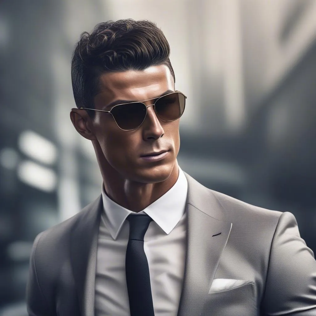 Hình nền PC Ronaldo đẹp - Cristiano Ronaldo với phong cách thời trang sành điệu, lịch lãm