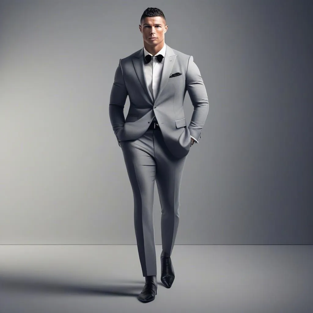 Hình nền Ronaldo 2018 phong cách sang trọng