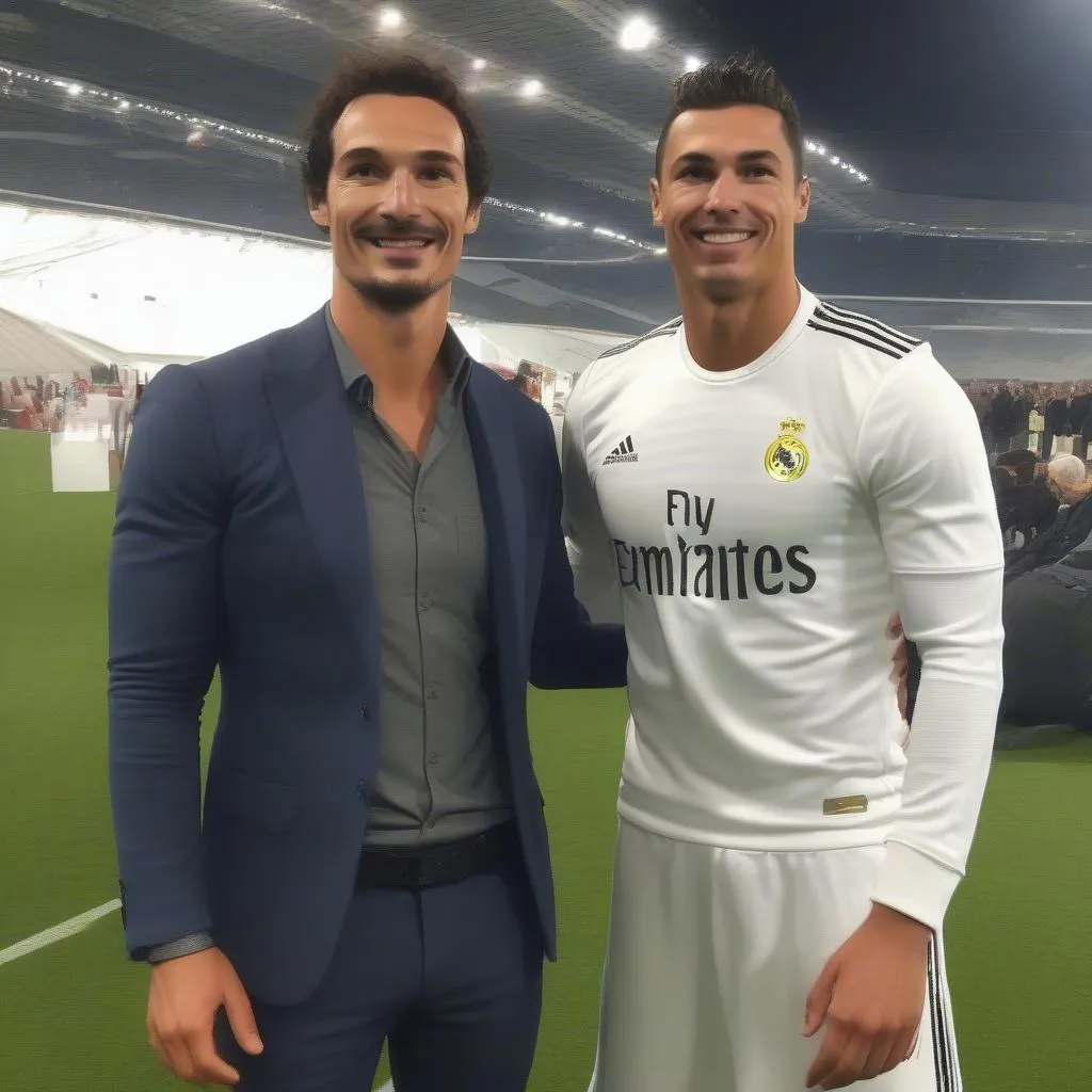 Hummels và Ronaldo cùng tham dự một sự kiện, tạo nên sự chú ý lớn