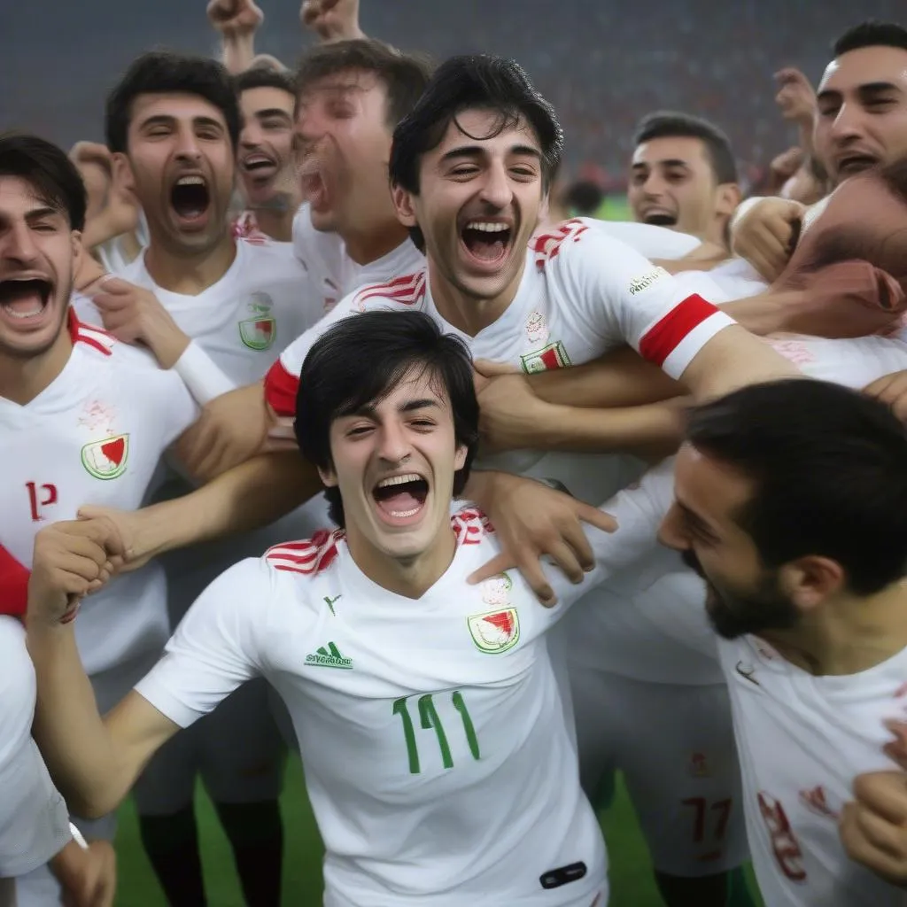 Sardar Azmoun, "Iranian Ronaldo", cầu thủ bóng đá nổi tiếng của Iran, thi đấu cho đội tuyển quốc gia Iran và Zenit Saint Petersburg