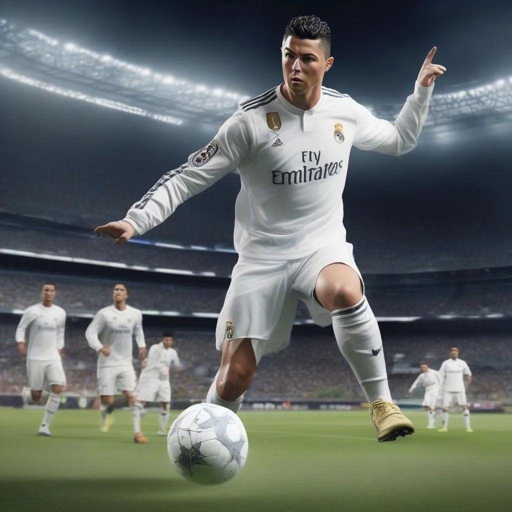 Kỹ thuật khống chế bóng của Ronaldo trong FIFA Online 3