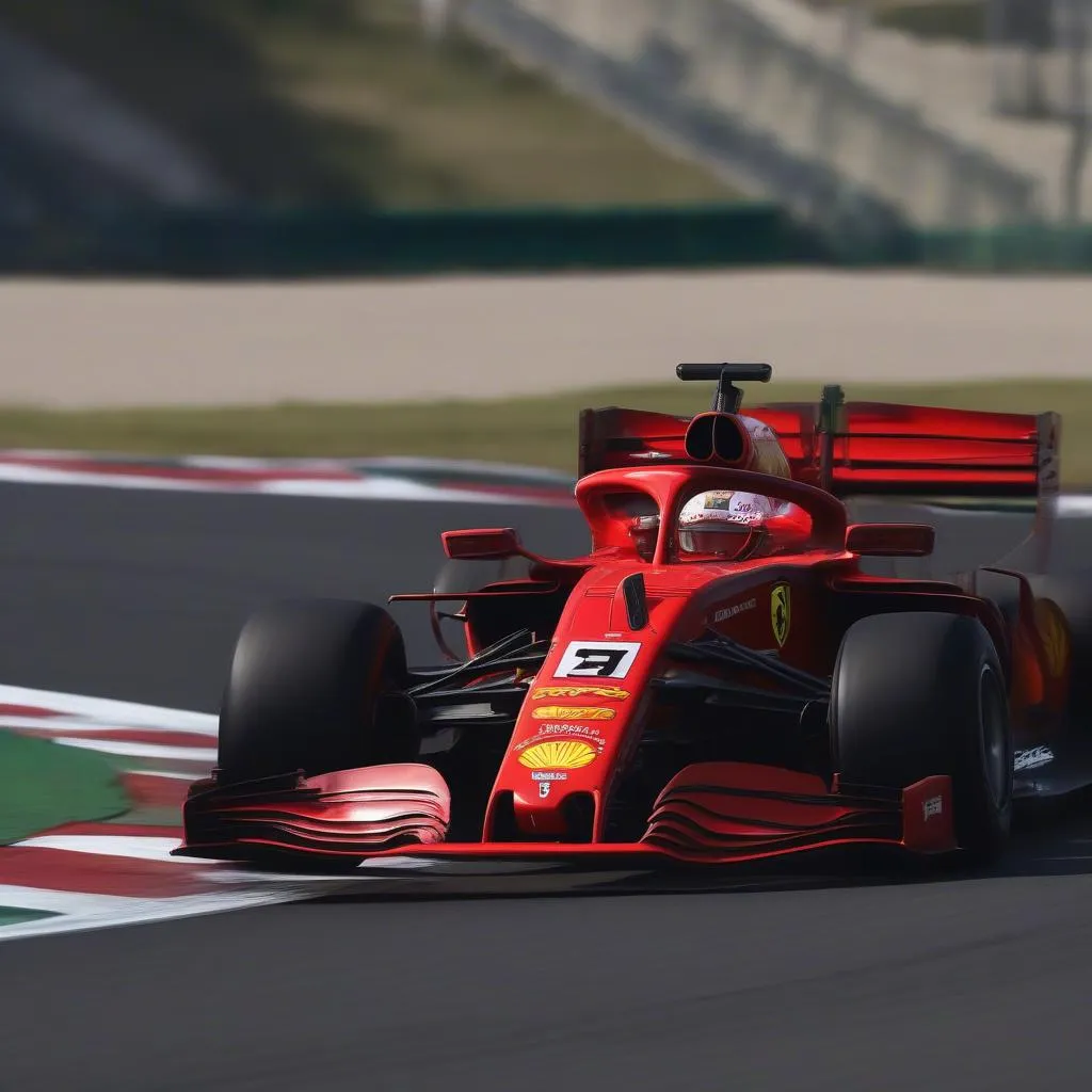 Leclerc in Ferrari