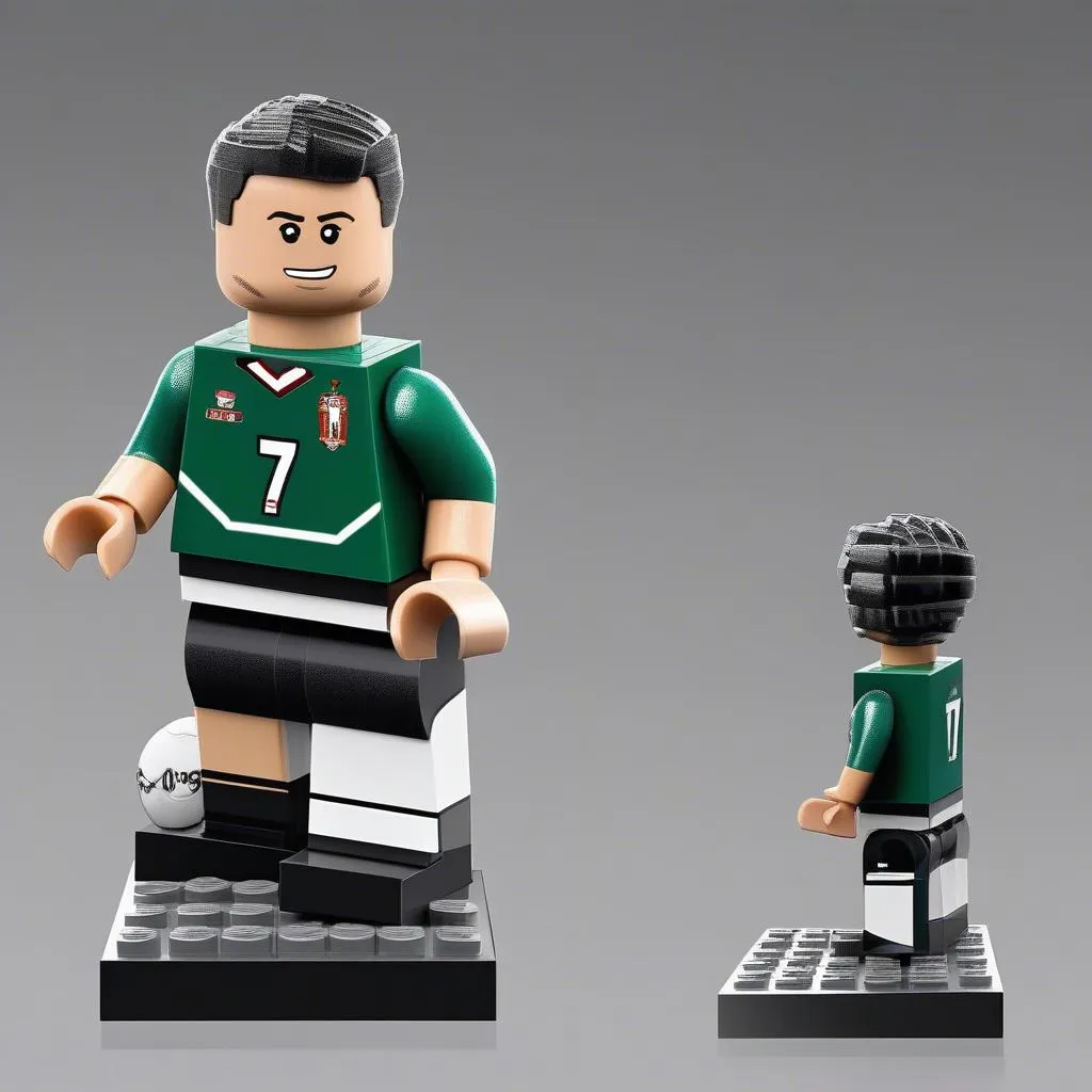 Hình ảnh Ronaldo trong bộ Lego Soccer