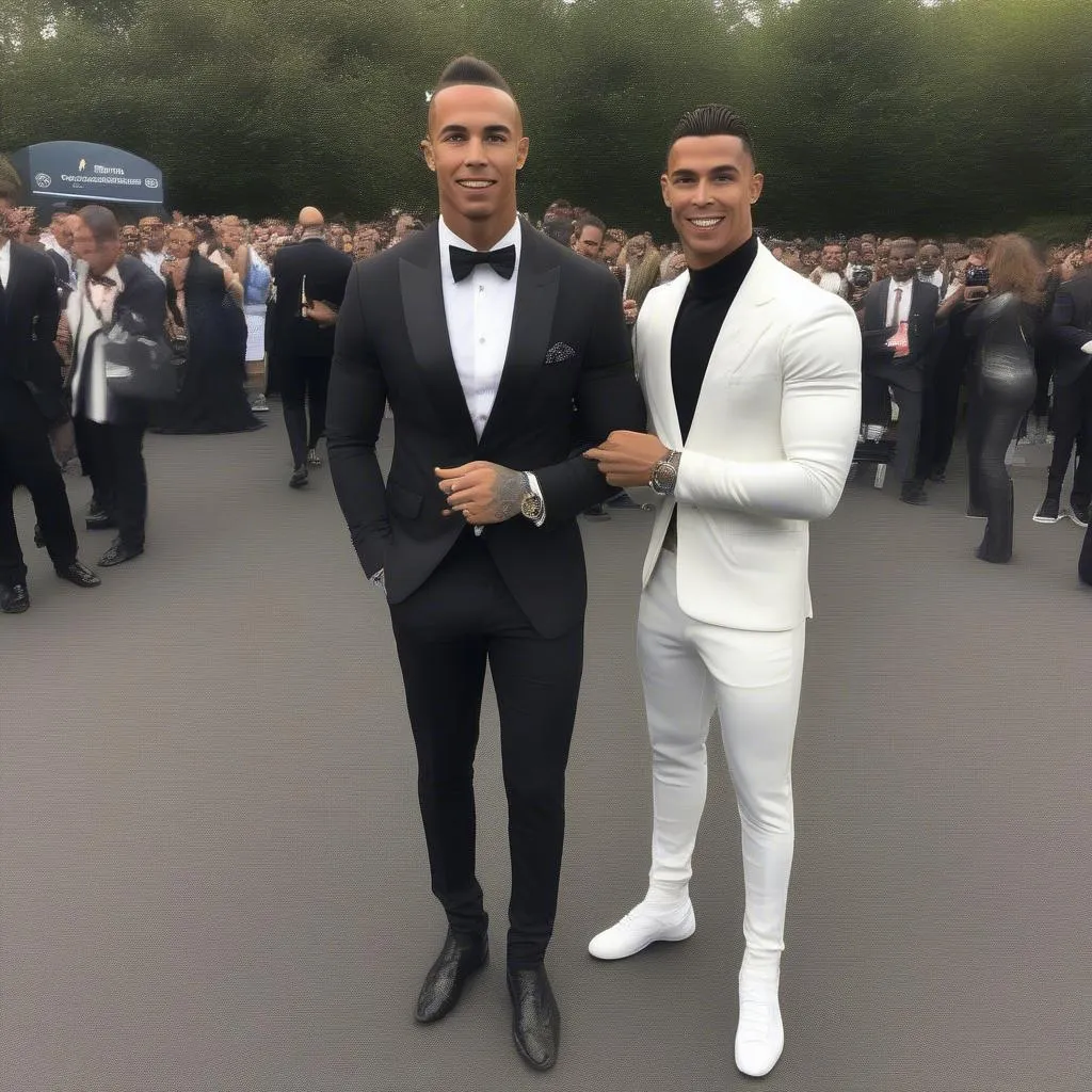 Lewis Hamilton và Cristiano Ronaldo - Hai Huyền Thoại Giao Lưu