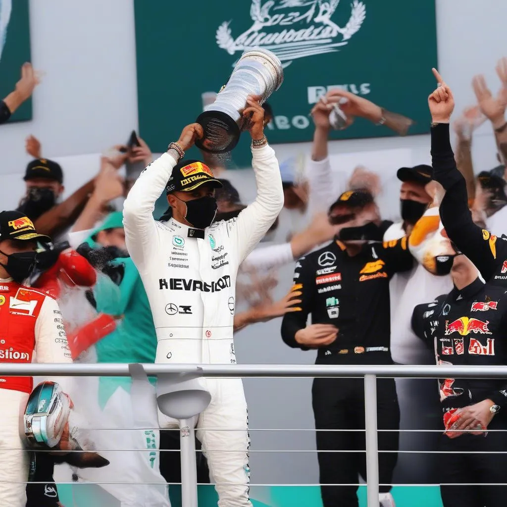 Lewis Hamilton là tay đua F1 vĩ đại nhất lịch sử, anh đã giành được 7 chức vô địch thế giới, và đứng trên bục podium nhiều lần