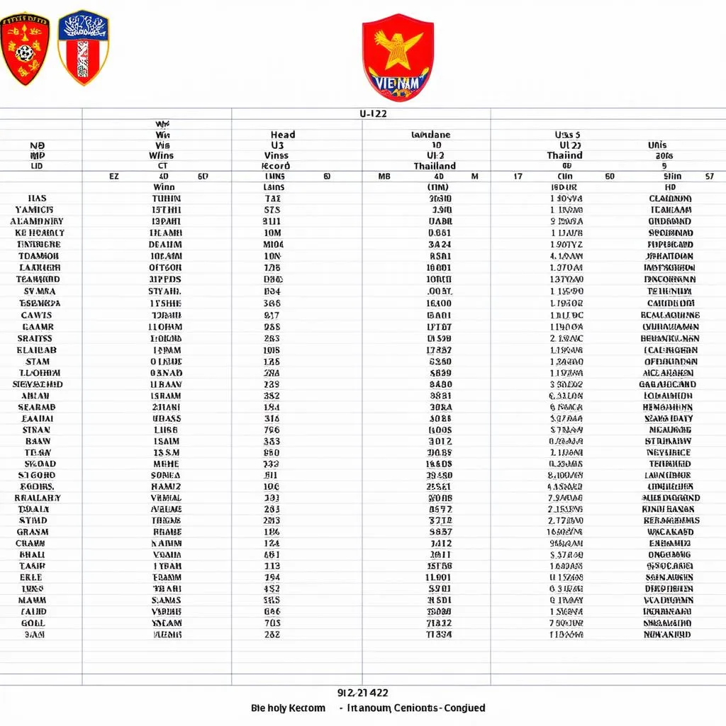 Lịch sử đối đầu giữa U23 Việt Nam và U23 Thái Lan