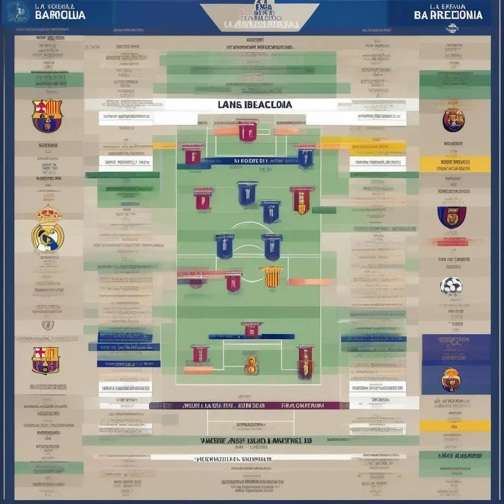 Lịch thi đấu bóng đá La Liga - Real Madrid vs Barcelona