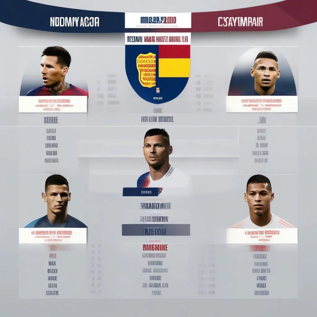 Lịch thi đấu của Messi, Ronaldo, Mbappe và Neymar