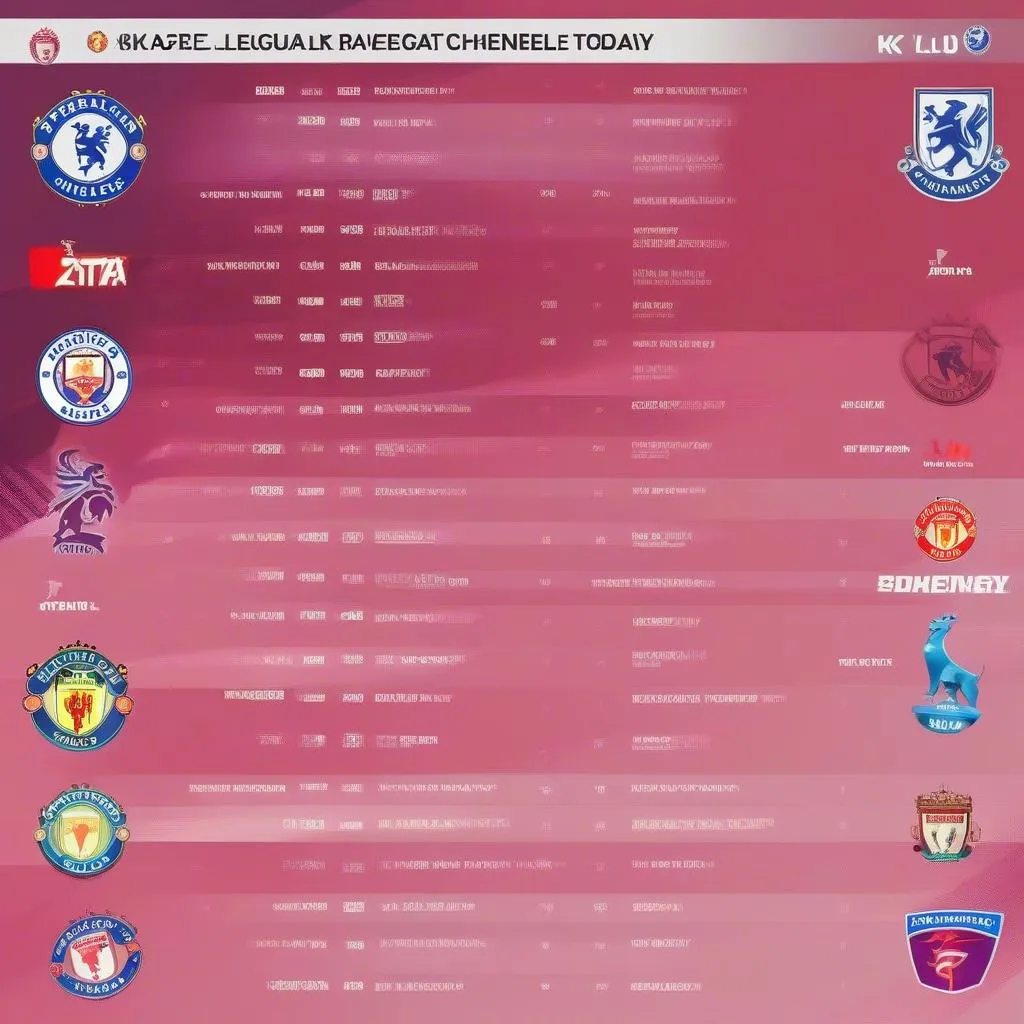 K+ Football Live Schedule Today