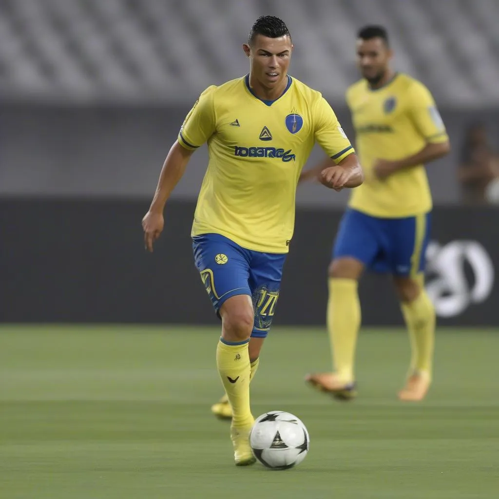 Ronaldo is playing for Al-Nassr, Saudi Arabian club