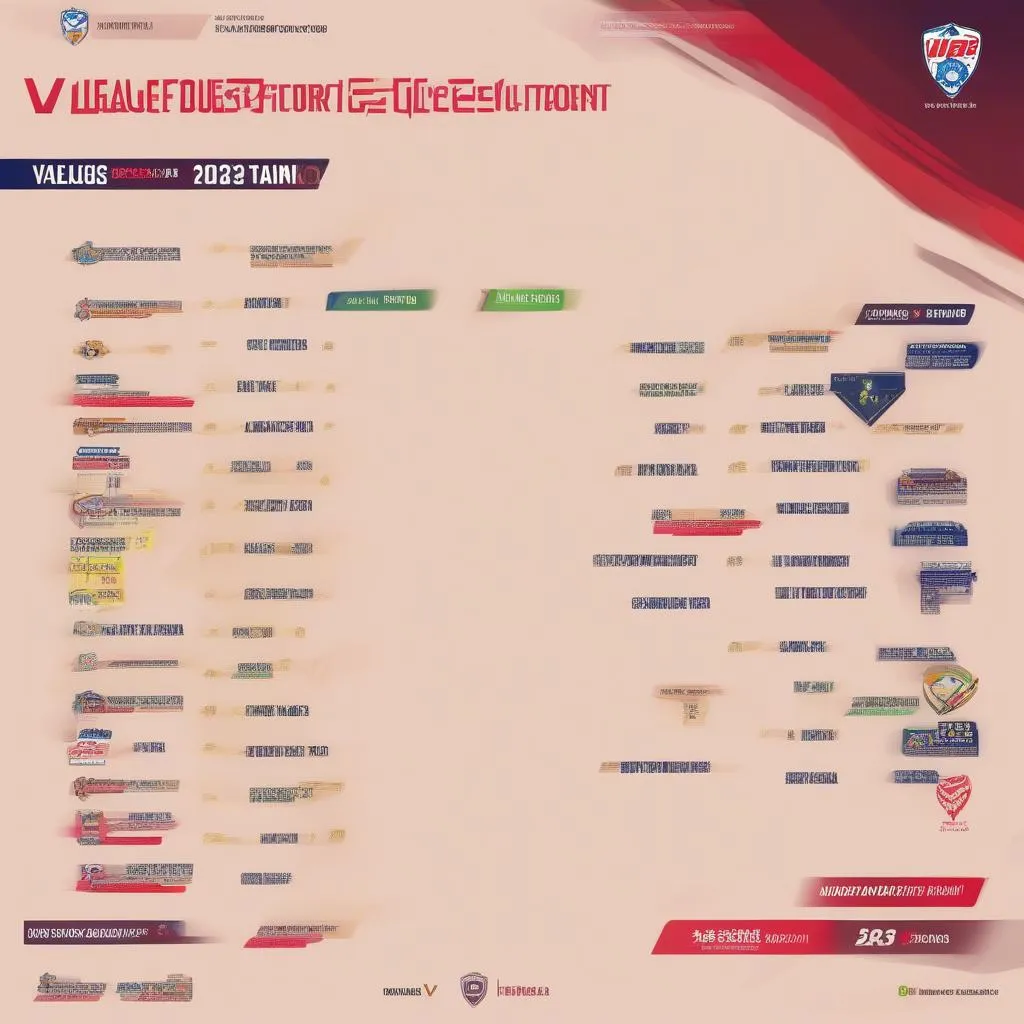 Lịch thi đấu V-League