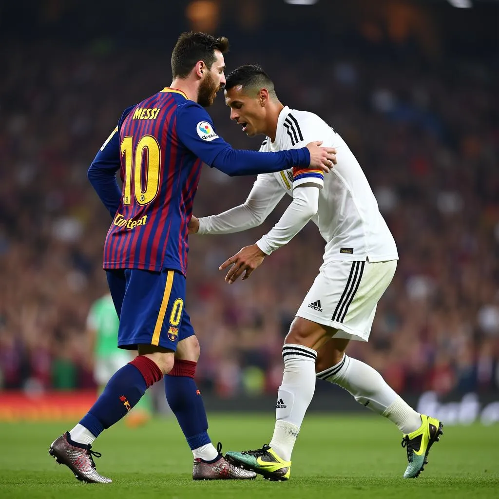 Messi và Ronaldo đối đầu tại El Clasico