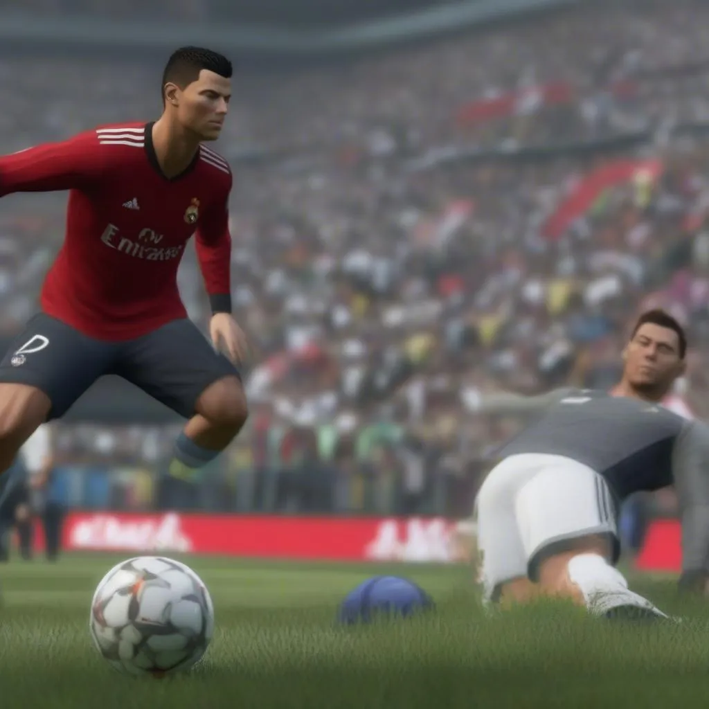 Luôn luyện tập để cải thiện kỹ năng và chiến thuật sử dụng CR7 trong PES 2018