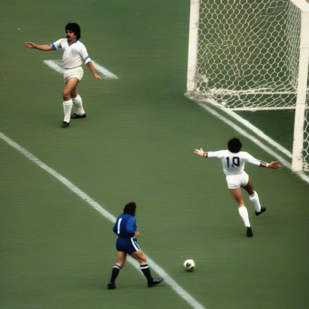 Bàn thắng bằng tay của Maradona vào lưới Anh tại World Cup 1986 