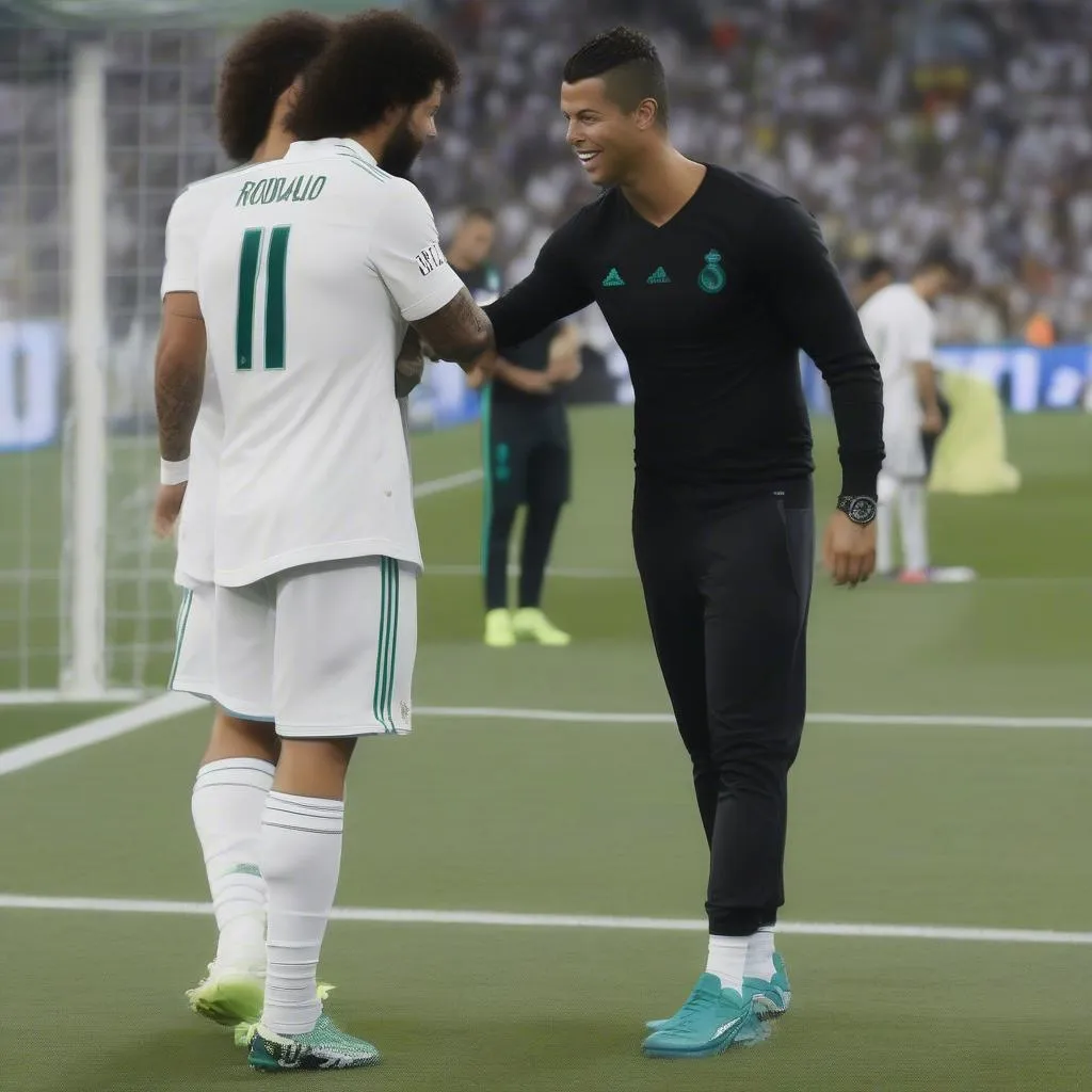 Marcelo và Ronaldo vẫn giữ liên lạc sau khi Ronaldo rời Real Madrid