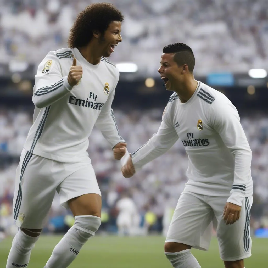 Marcelo và Ronaldo tỏa sáng trong màu áo Real Madrid