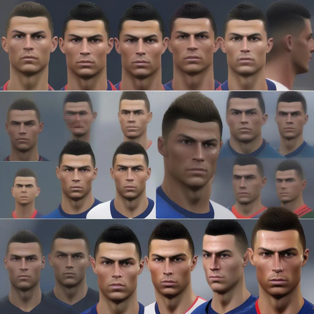 Cristiano Ronaldo's face in PES 2017 - a journey of recreating the legend