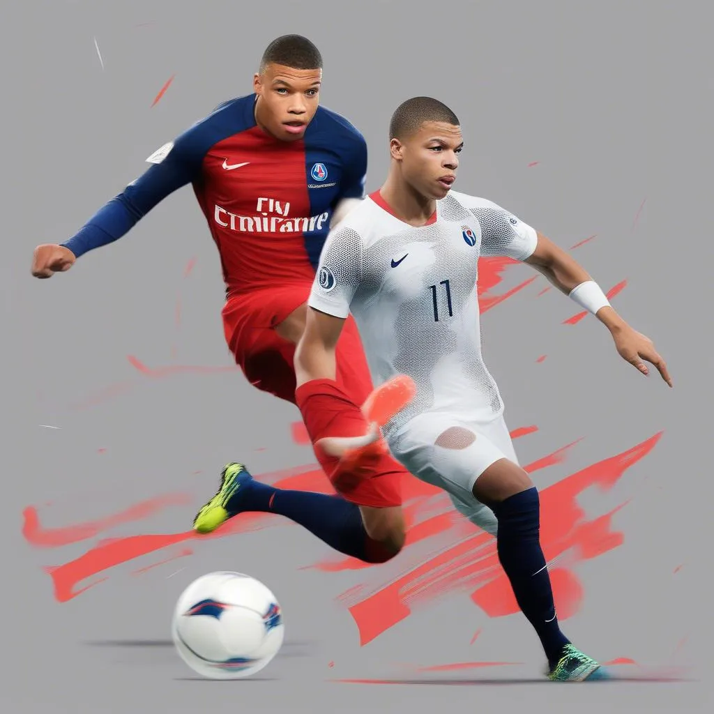 Kylian Mbappé, cầu thủ trẻ tài năng người Pháp, được xem là ứng cử viên sáng giá thay thế Ronaldo