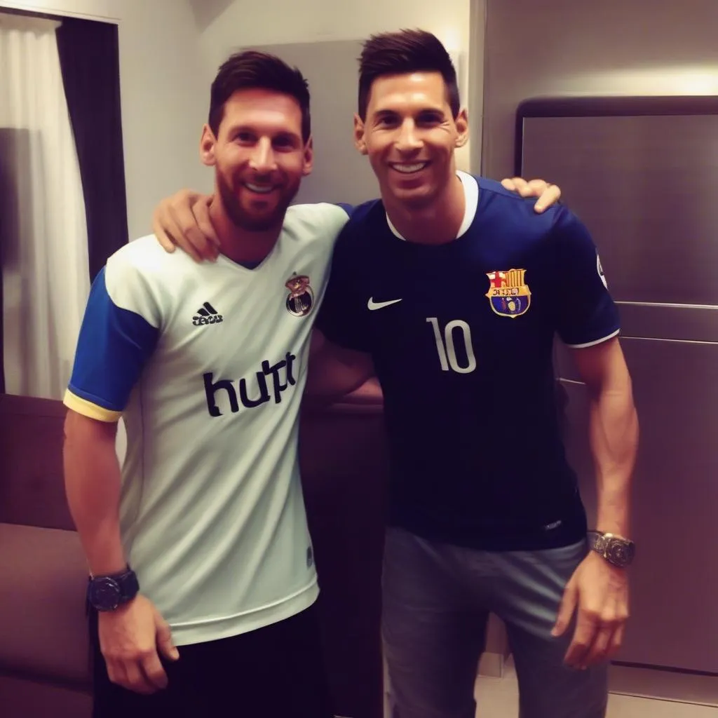 Messi chúc mừng sinh nhật Ronaldo trên Facebook