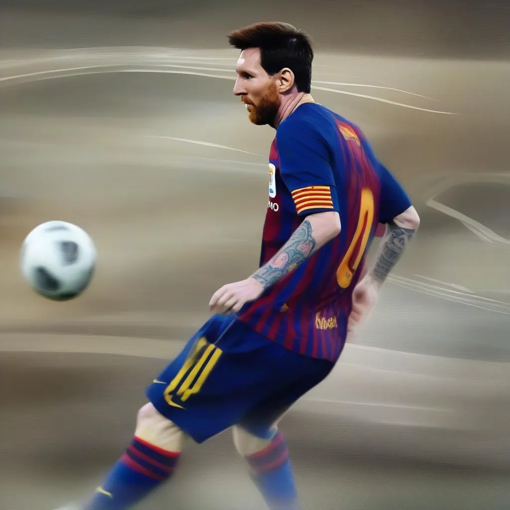 Messi Dẫn Bóng