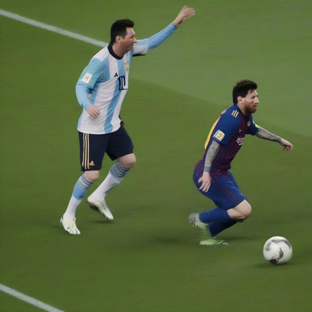 Messi: Pha &quot;ném bóng&quot; khiến đối thủ &quot;sốc&quot; 