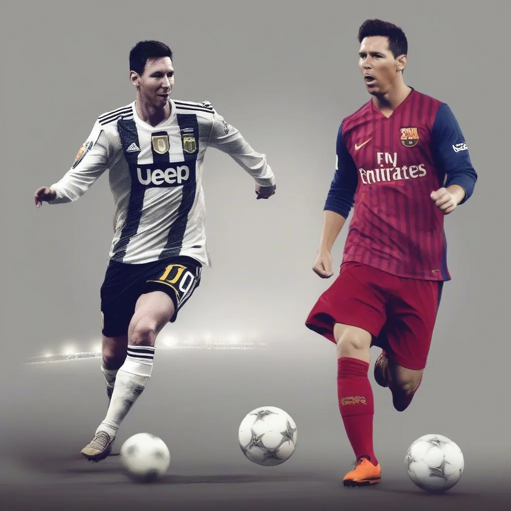 Messi và Ronaldo, hai huyền thoại của bóng đá thế giới, đều sở hữu số lượng bàn thắng đáng kinh ngạc.