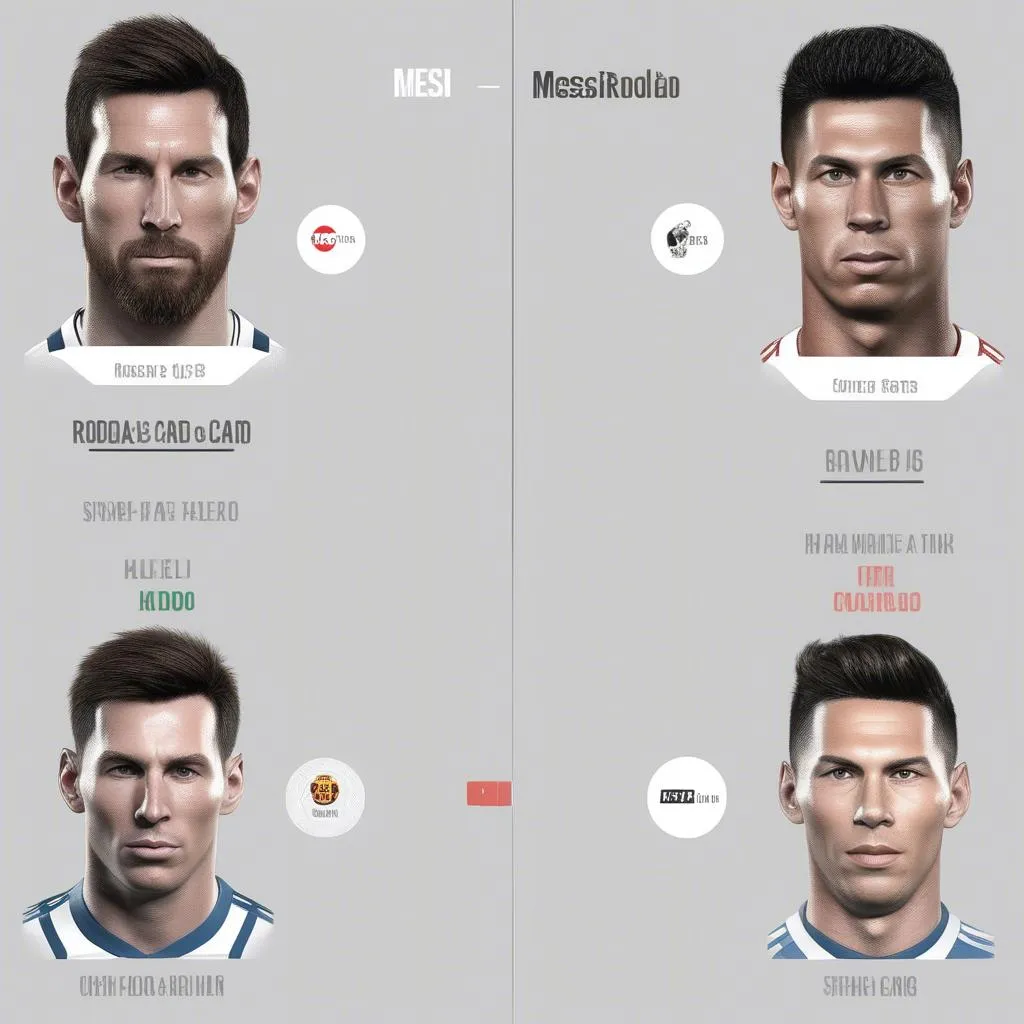 so sánh-chỉ-số-messi-và-ronaldo-fifa-online-4