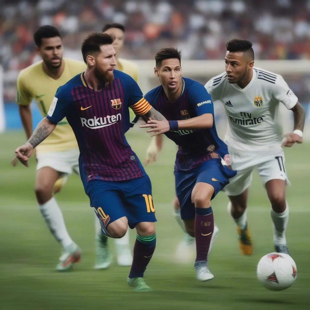 Đội hình FIFA Online 3 với Messi, Ronaldo, Neymar - Ba siêu sao cùng chung một chí hướng