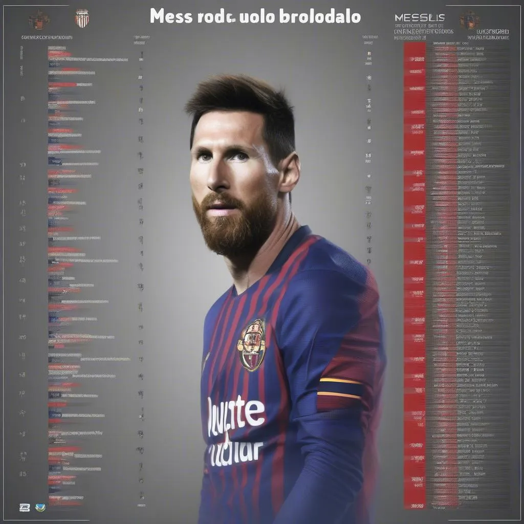 So sánh số lượng bàn thắng giữa Messi và Ronaldo