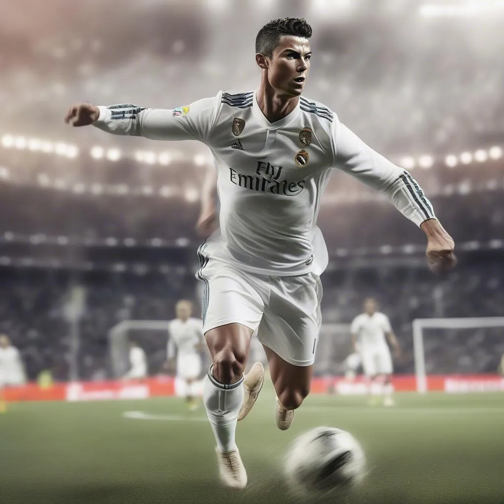 Ronaldo: The Unstoppable Goal-scoring Machine - Power, Strength, and Determination