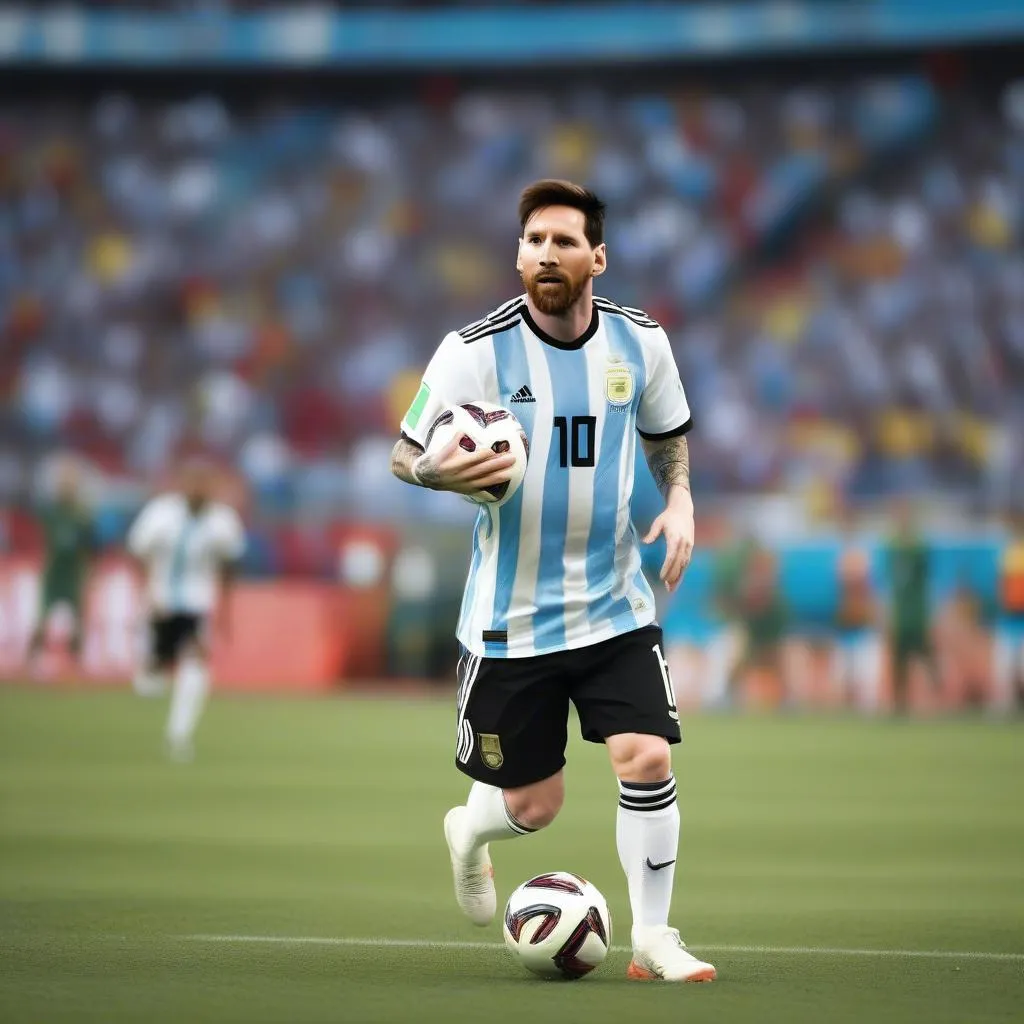 Lionel Messi thi đấu tại World Cup 2022