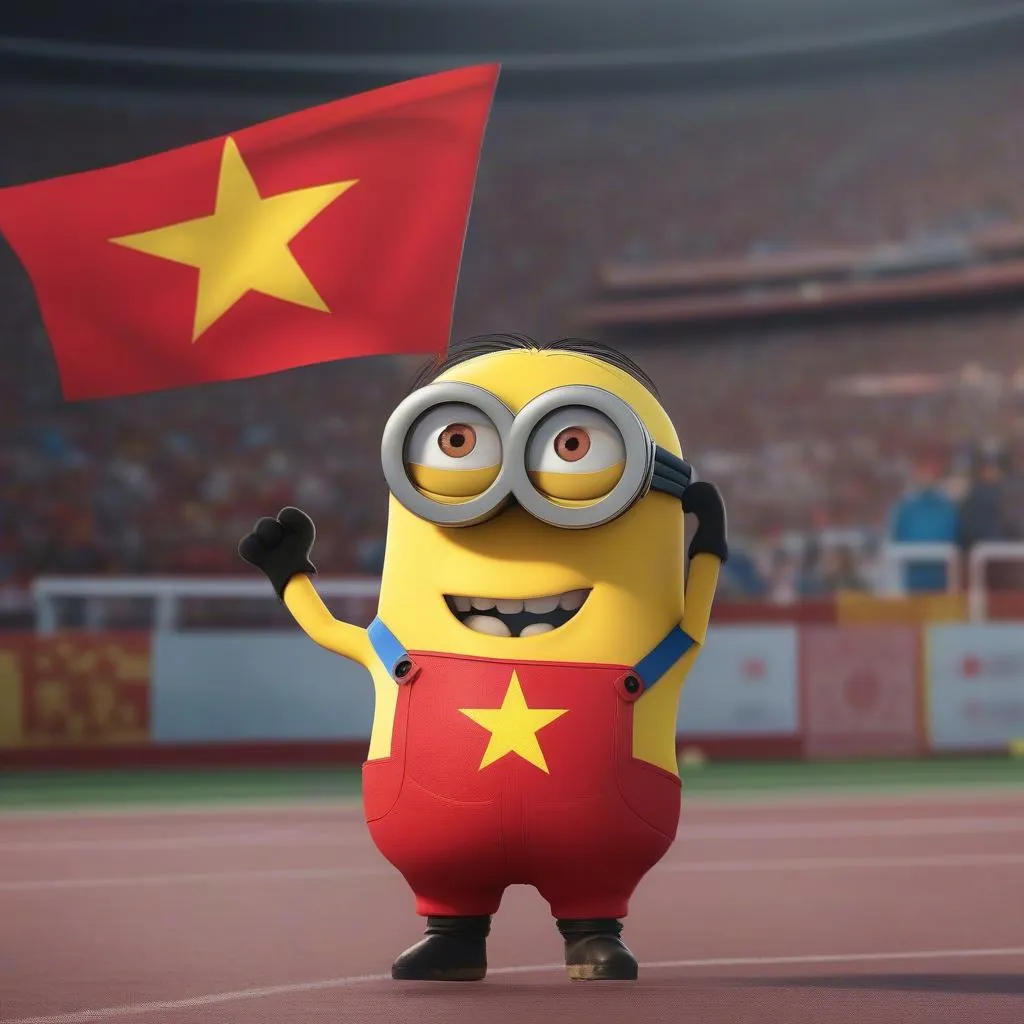 Minion Ronaldo cổ vũ bóng đá Việt Nam