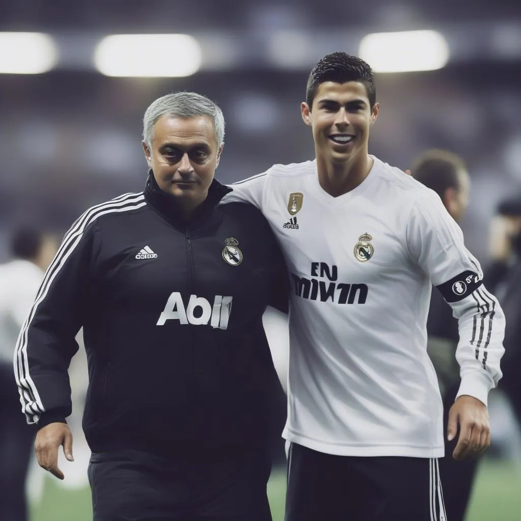 Mourinho và Ronaldo trong thời kỳ đỉnh cao ở Real Madrid